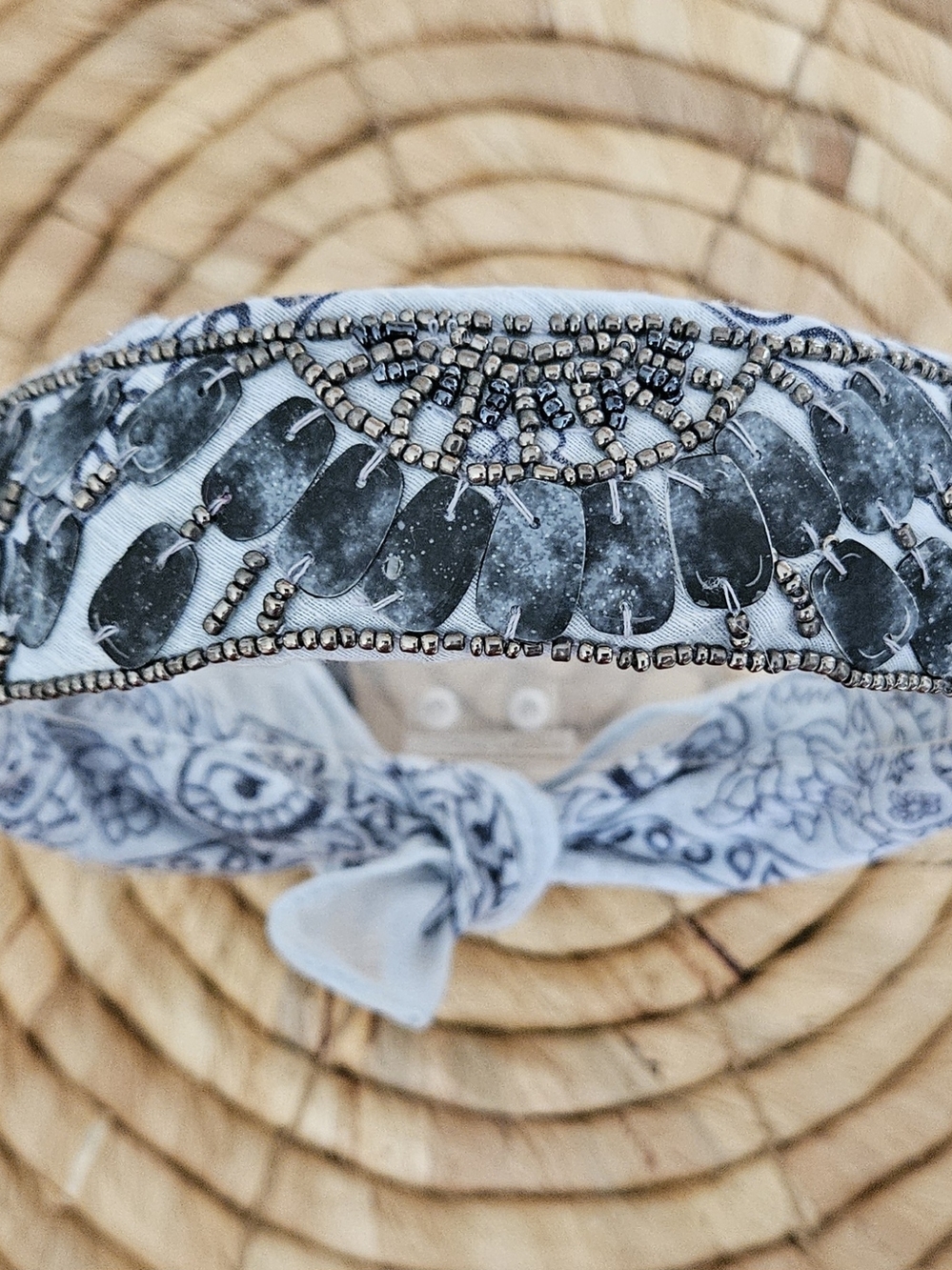 Express Embellished Bandana Headband. NEW!